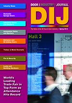 Door Industry Journal Spring 2018 cover